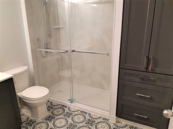 condo tub to shower